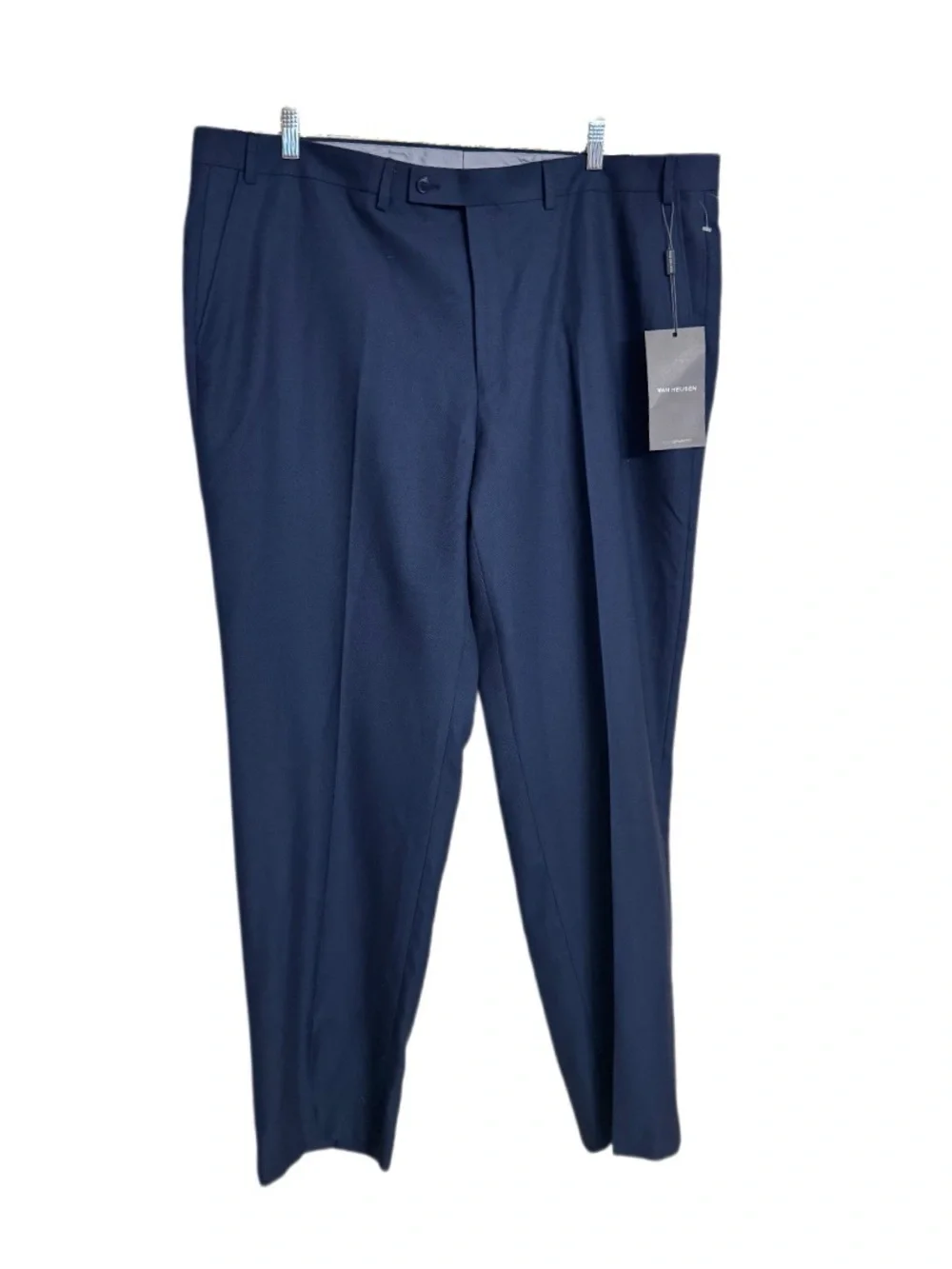 Van Heusen Pants Mens 44x32 Dress Suit Separates Manvell Polyester Blend NEW
